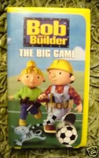 Bob the Builder The Big Game Vhs Video~$2.75 Ships~VGC 045986241085 