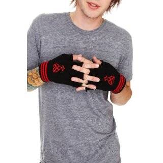  Disney Kingdom Hearts Heartless Logo Fingerless Gloves 