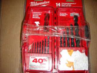 WHIOLESALE LOT 3 ASSORTED MILWAUKEE DRILL ACCESSORIES  
