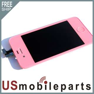   compatible pink lcd screen touch assembly back cover housing kit USA