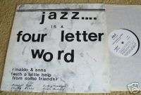 RINALDO SONS Jazz 4 Letter Word Private Leroy Vinnegar  