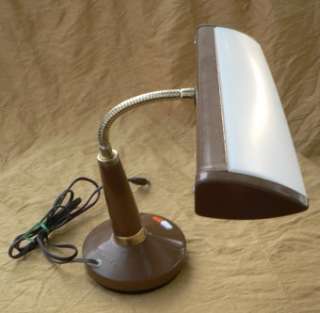 60s Retro IMAR Florescent Gooseneck Desk Lamp  