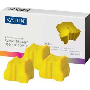 Katun Phaser(TM) 8560/8560MFP Solid Yellow Ink Sticks (OEM 