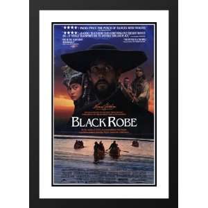  Black Robe 20x26 Framed and Double Matted Movie Poster 