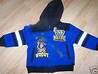 Size 12 Months Disney Toy Story Woody Buzz Hoodie Zip Up Jacket Blue 