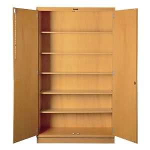  Tall Wood Storage Cabinet 32 W x 22 D x 84 H Office 