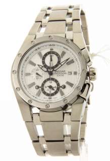 Pulsar PF3755 Mens Stainless Steel Chrono Date Casual Dashing Watch 