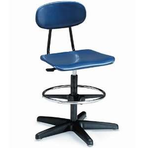    24 29H Viking Adjustable Stool with Glides   Navy