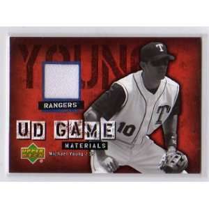  2006 Upper Deck Michael Young Game Used Jersey Baseball 