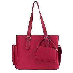  Wib   Executive Microfibre Tote Wmns Red Fashion Notebook 