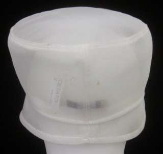 You are bidding on a I PINCO PALLINO Girls White Clear Mesh Bucket Hat 