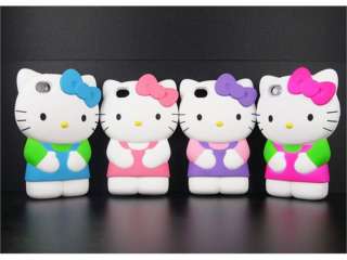 2012 lastest 2in1 3D for Hello Kitty Figure cute Character Hard Case 