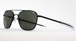 RE Randolph Engineering Gray w/ MATTE BLACK 55mm Sunglasses NEW  