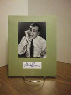   Autograph Signed Display COMEDIAN ACTOR Signature COA AUTHENTIC  
