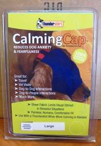   Thundershirt CALMING CAP Dog Anxiety Stress Reducer Sz Large  