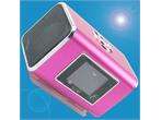 TT6 Color Screen Mini  Speaker USB SD FM Pink #8572  