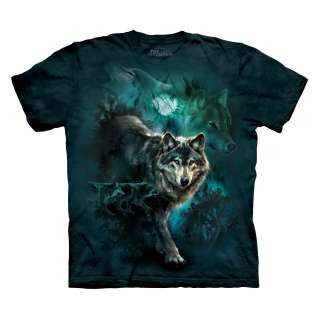New NIGHT WOLVES COLLAGE T Shirt  