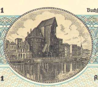 1941 Gdańsk Poland Danzig German bond certificate share  
