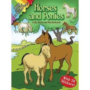 Horses and Ponies [With 24 Stickers][ HORSES AND PONIES [WITH 24 