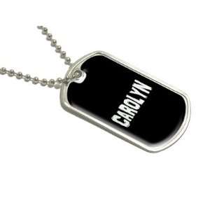  Carolyn   Name Military Dog Tag Luggage Keychain 