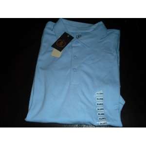  Saltaire Caruso Polo Size Large Clearwater Blue 