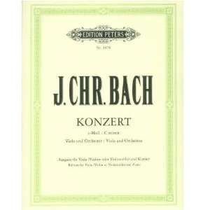 Bach, JC Concerto In C Minor   Viola And Piano Musical 