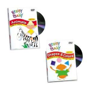    Brainy Baby Assembly DVDs   Shapes & Colors and Animals Baby