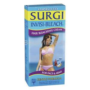 Surgi Wax hair bleaching cream for face arms 3pk  