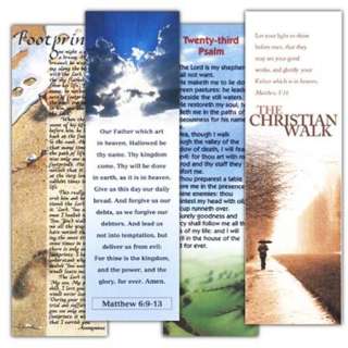 SET/4 Inspirational Bookmarks Great Bible accessory  