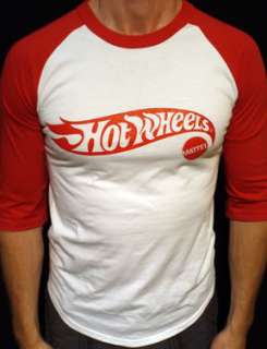 Hot Wheels t shirt vintage style jersey wht/red*  