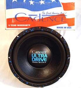   Cadence Ultra Driver CW10 504 4 10 Car Subwoofer Speaker 1500W 4 Ohm