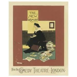  The New Woman From The Comedy Theatre London Giclee Poster 