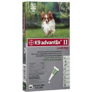 Bayer K9 Advantix ii   Green   Small   4 months (Quantity 