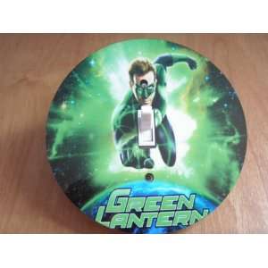 GREEN LANTERN Light Switch Cover 5 Inch Round (12.5 Cms) Switch Plate 