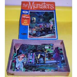   THE MUNSTERS ANTIQUE PUZZLE WHITMAN COLLECTIBLE TOY 
