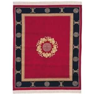  MER Rugs Woven Legends 152 Bright Red   11 x 18