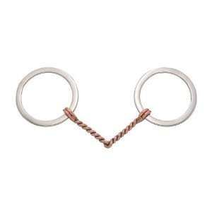   Twisted Wire Ring Snaffle   Stainless Steel   5 Mouth Sports