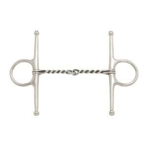   Twisted Wire Full Cheek Snaffle   Stainless Steel   5 Sports