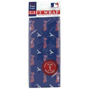   Atlanta Braves MLB Flat Gift Wrap (20x30 Sheets)