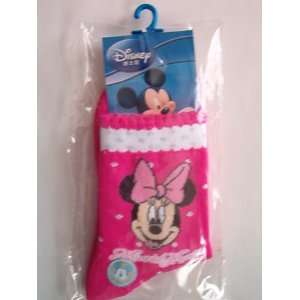  Disney Minnie Socks, Fuchsia/White, 18 20 cm Everything 