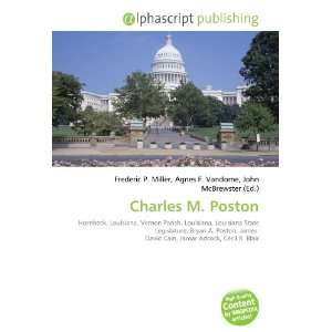  Charles M. Poston (9786133848733) Books