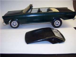 1965 FORD GALAXIE CONVERTIBLE 1/25 AMT ORIGINAL ISSUE HOT ROD DRAG 