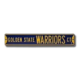   Warriors Sign 6 x 36 NBA Basketball Street Sign