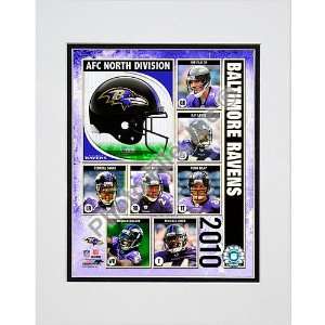   Ravens 2010 AFC North Division Matted Photo
