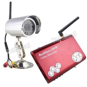 Wireless CCD Camera CCTV Video Security System SD DVR  