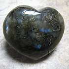 RHODONITE   Gemstone 45mm PUFFY HEART Healing Stone  
