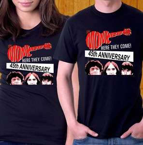 NEW T SHIRT THE MONKEES 45TH ANNIVERSARY LIVE CONCERT  