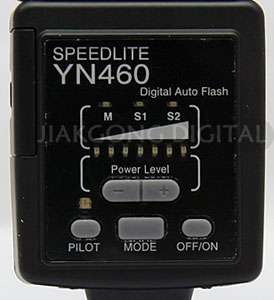 Note This YN 460 can NOT work on TTL mode .