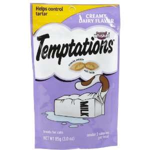 Whiskas Temptations Creamy Dairy Flavour Treats for Cats, 3 Ounce 