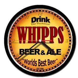  WHIPPS beer and ale cerveza wall clock 